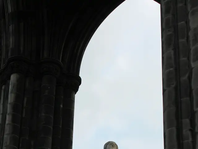 Sun rises, casting shadows on the planet's biggest telescope, captured in space photograph for...