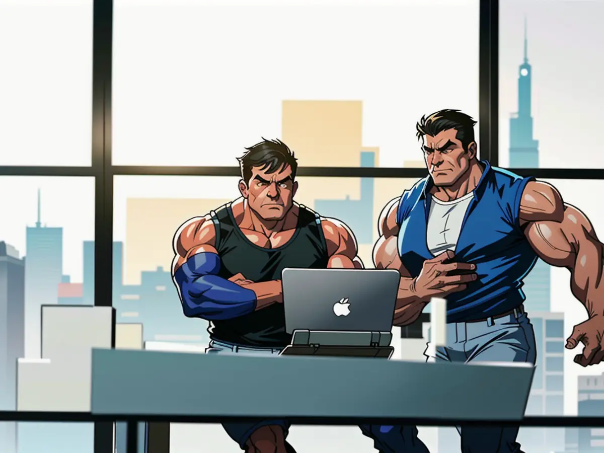 In a bustling corporate environment, you'll often find a dynamic duo in action - a business-savvy...